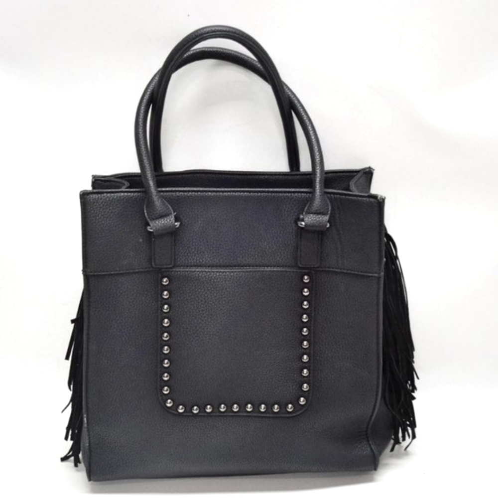 Black Rivet bag by Wilson's leather